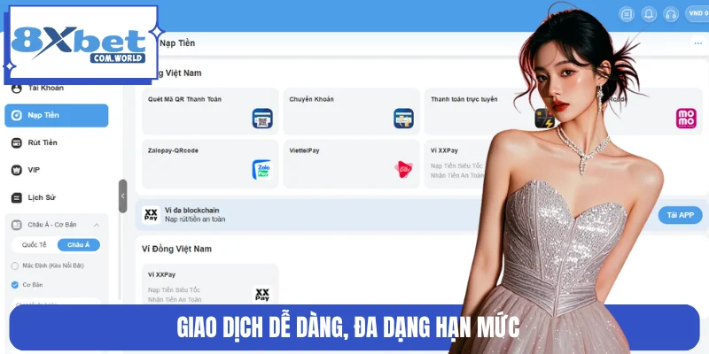 Hệ thống giao dịch hỗ trợ nhiều hạn mức linh hoạt
