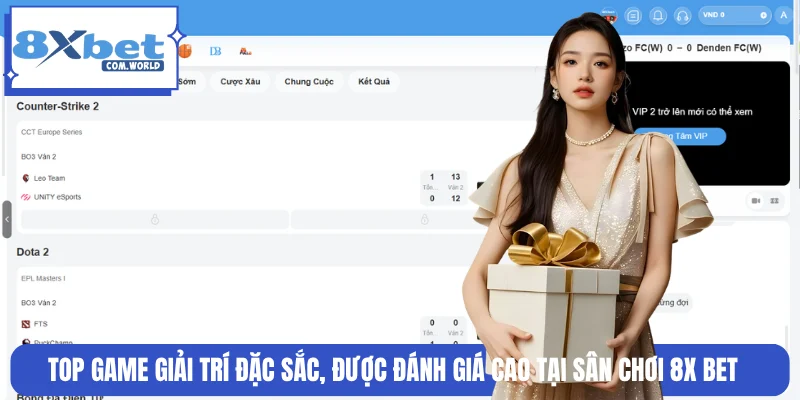 Kho trò chơi đa dạng của 8XBET đáp ứng nhiều nhu cầu giải trí