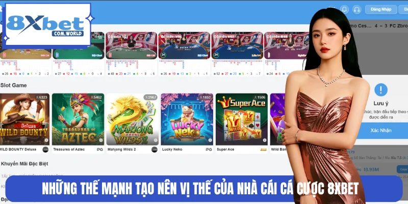 Những ưu thế giúp 8XBET nổi bật giữa thị trường trực tuyến